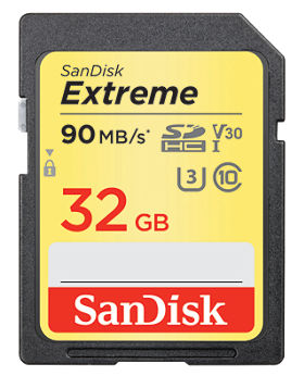 Tarjeta de Memoria SanDisk SDHC Extreme 32 GB